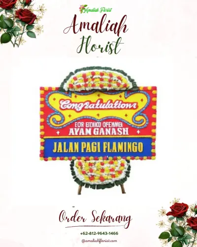Bunga Papan Congratulation di Muntuk